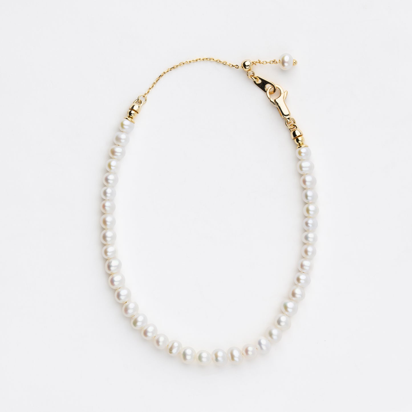MYSTIC Series Freshwater Baroque Pearl Bracelet ref.#025 - Rice Pearl