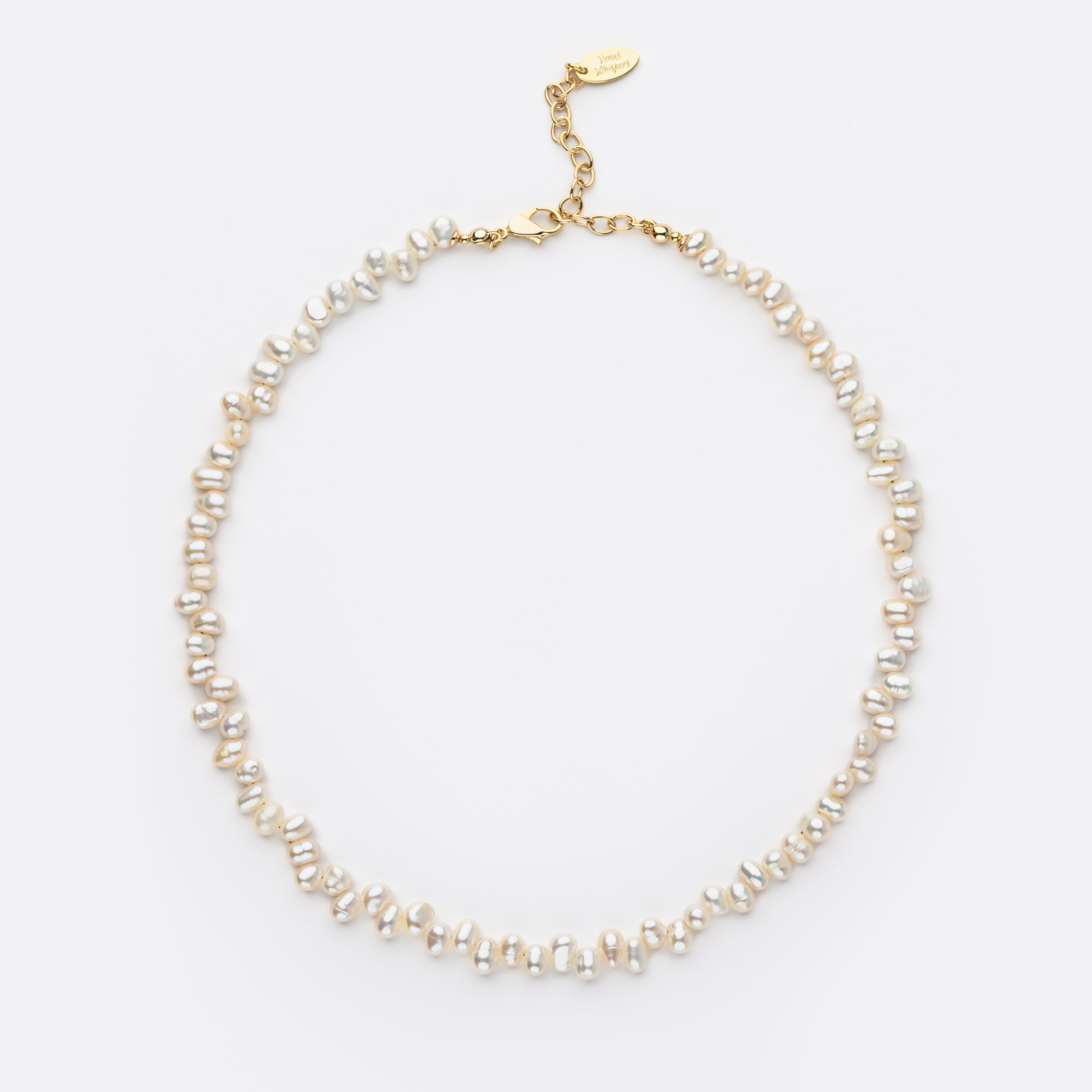DULCIS Series Freshwater Baroque Pearl Necklace ref.#005 - Rice