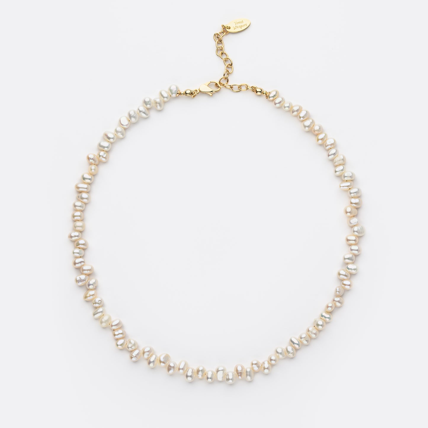 DULCIS Series Freshwater Baroque Pearl Necklace ref.#005 - Rice Pearl