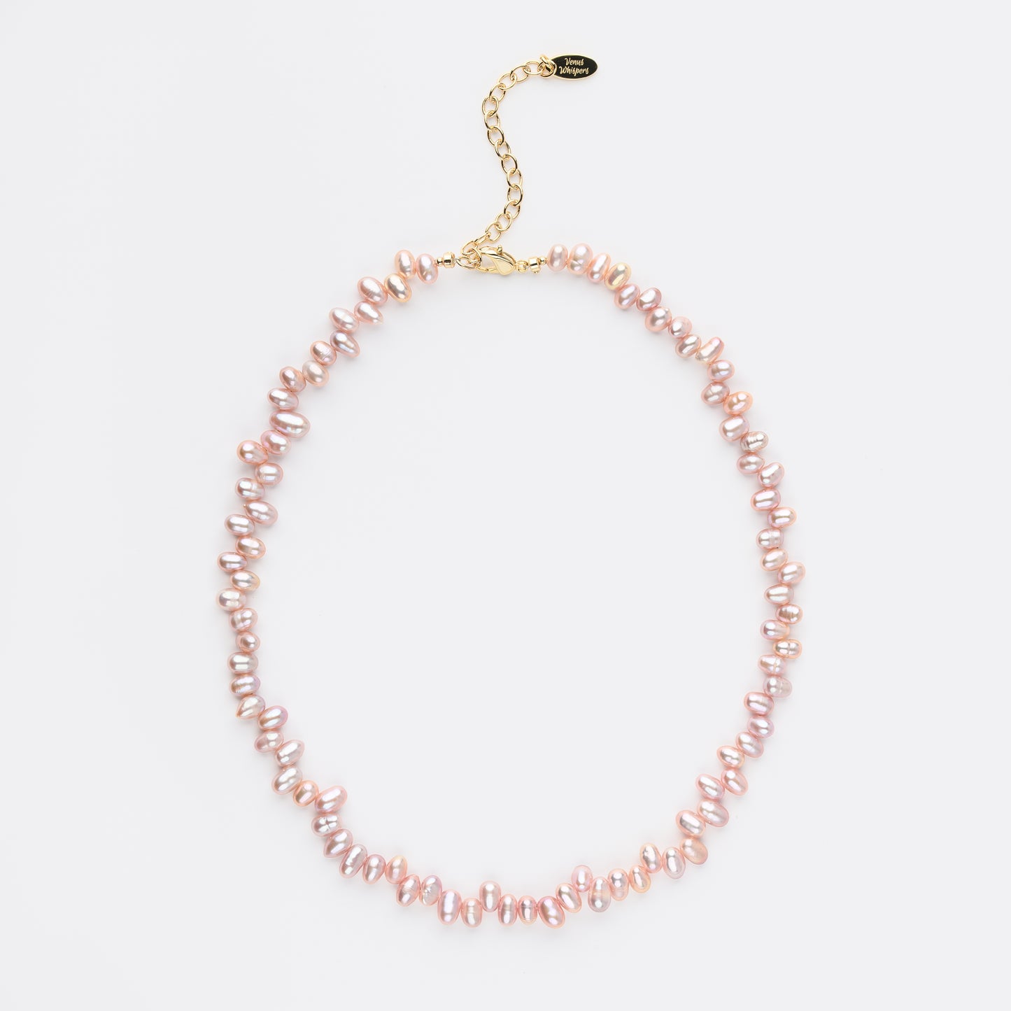 DULCIS Series Freshwater Baroque Pearl Necklace ref.#006 - Rice Pearl