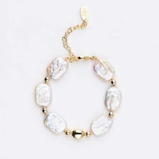 BOLD Series Freshwater Baroque Pearl Bracelet ref.#041 -
