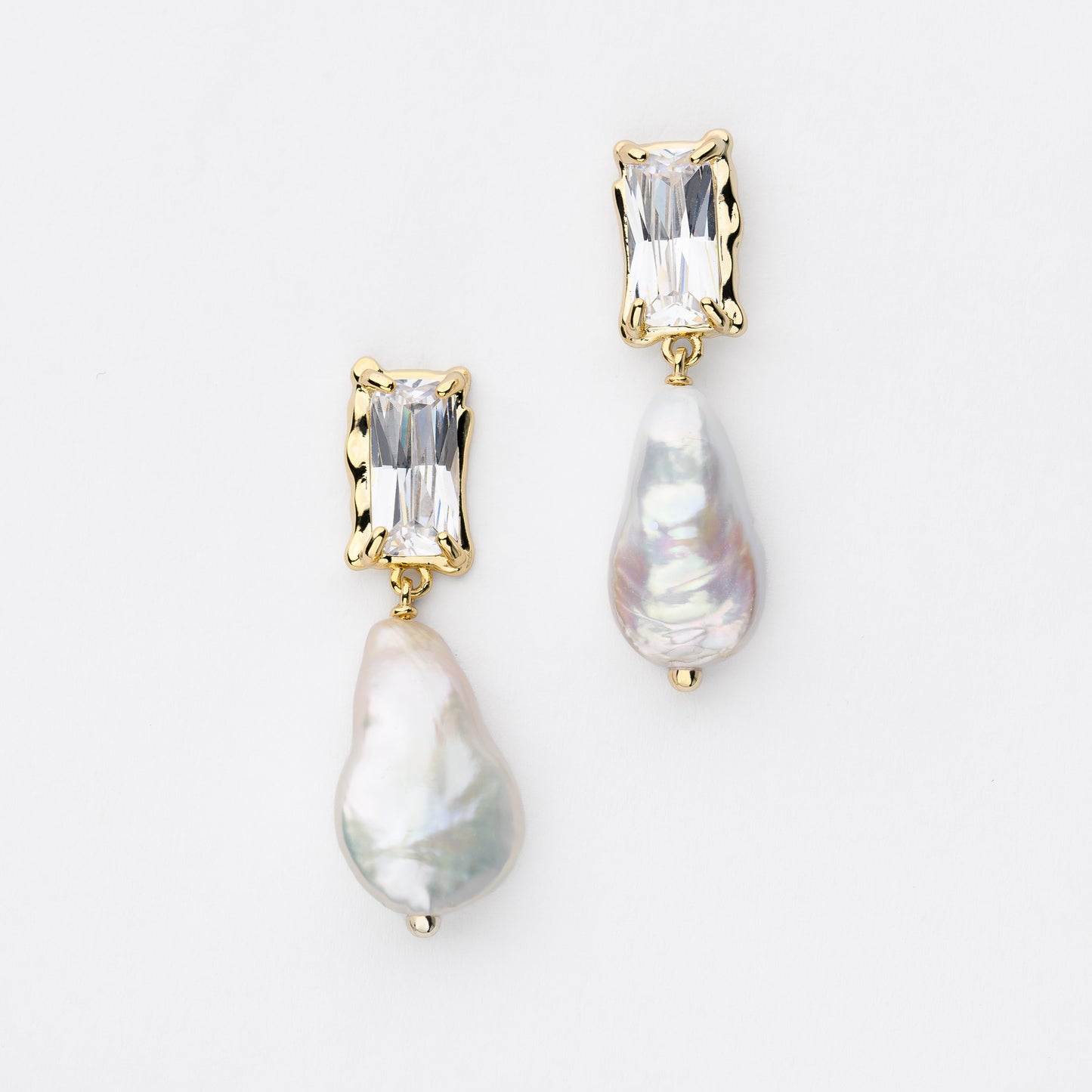 Ethereal Glow Pearl Earrings