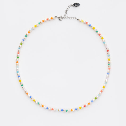 Pastel Breeze Pearl Necklace