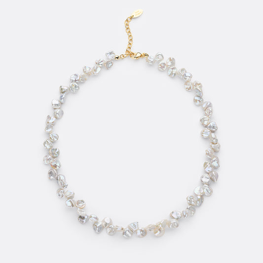 Whispering Petal Pearl Necklace